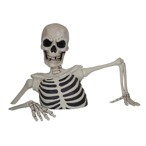 Giant Ground Breaking Skeleton with LCD Eyes and Sound