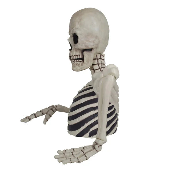 Giant Ground Breaking Skeleton with LCD Eyes and Sound
