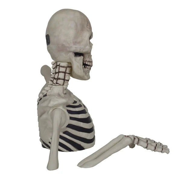 Giant Ground Breaking Skeleton with LCD Eyes and Sound